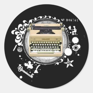 Alchemy of Writer Runder Aufkleber