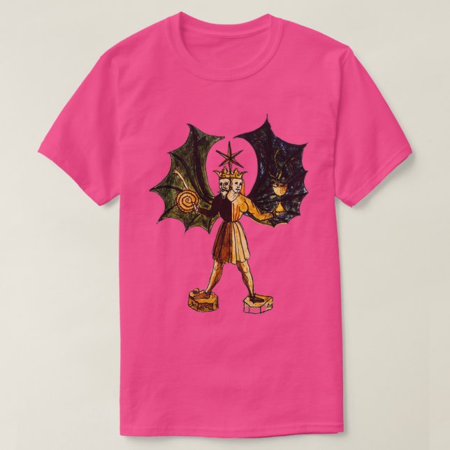 Alchemy Rebis Hermaphrodite T-Shirt (Design vorne)