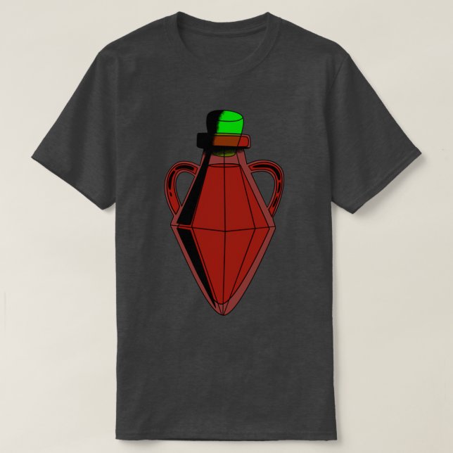 Alchemy Red Diamond Flasche T-Shirt (Design vorne)