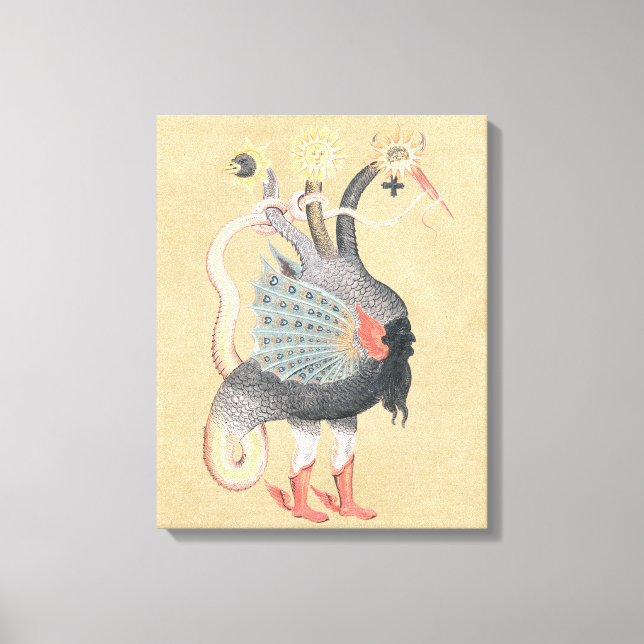 Alchemy Serpent Color Leinwanddruck (Vorderseite)