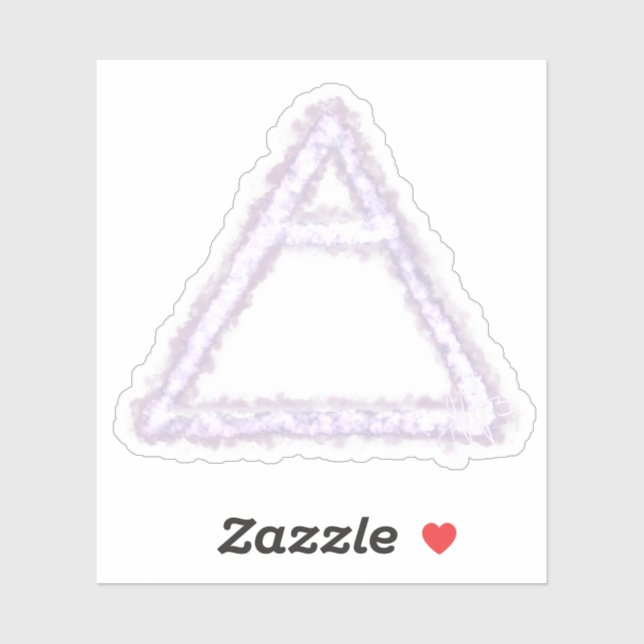 Alchemy-Symbol für Breezy Air Element Custom Aufkleber (Blatt)