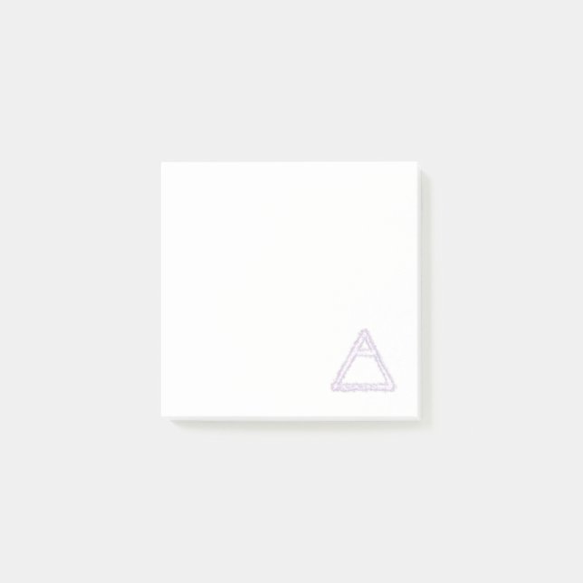 Alchemy-Symbol für Breezy Air Element Post-it Klebezettel (Vorderseite)