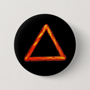 Alchemy-Symbol für das Blazing-Feuerelement Button