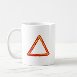 Alchemy-Symbol für das Blazing-Feuerelement Kaffeetasse