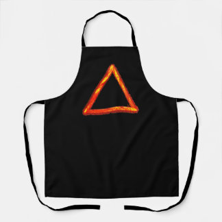 Alchemy-Symbol für das Blazing-Feuerelement Schürze
