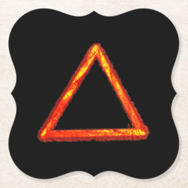 Alchemy-Symbol für das Blazing-Feuerelement Untersetzer