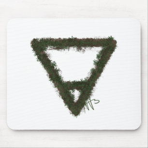 Alchemy-Symbol für Rocky Earth-Element Mousepad