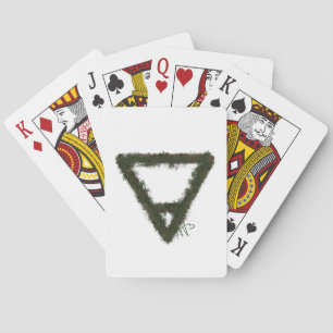 Alchemy-Symbol für Rocky Earth-Element Spielkarten
