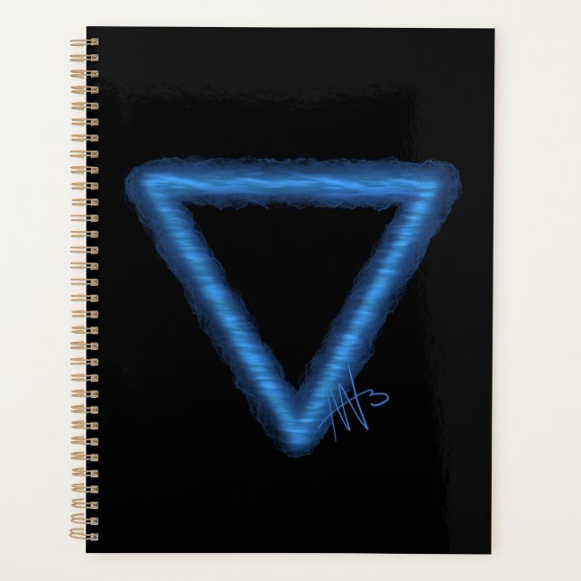 Alchemy-Symbol für Wavy Water Element Planer (Vorderseite)