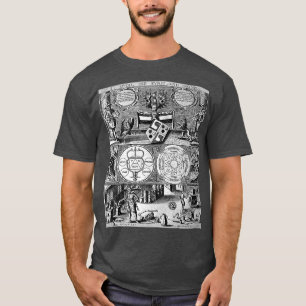 Alchemy Three Tiered Symbolische Abbildung des Alc T-Shirt