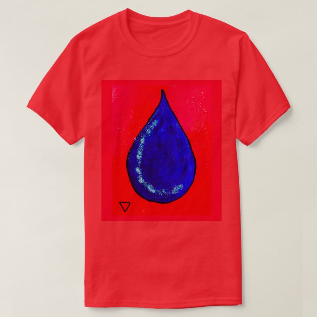 Alchemy Water Oracle-Kartendesign T-Shirt (Design vorne)