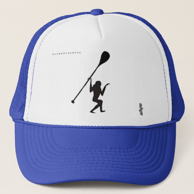 Alchimie-Brandungs-Affen-Fernlastfahrer-Hut: Alle Truckerkappe (Vorderseite)