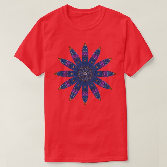 Alchimie der großen Blume T-Shirt (Design vorne)
