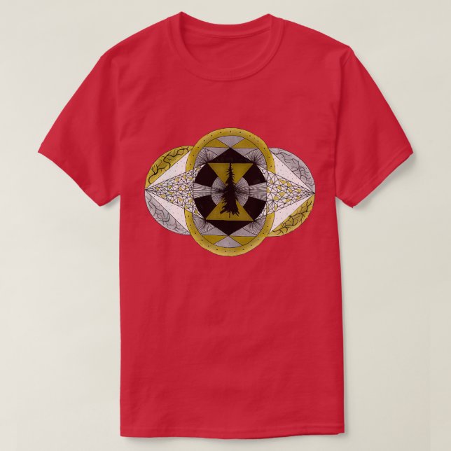 Alchimie der Sammlung Waldbaumen IV T-Shirt (Design vorne)