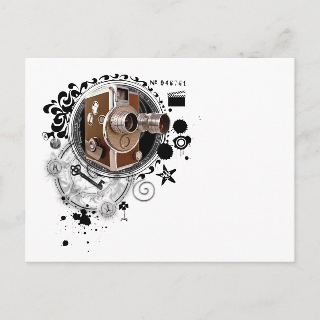 Alchimie des Filmbilds Postkarte (Vorderseite)