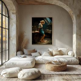 Alchimie des Schweigens Leinwanddruck