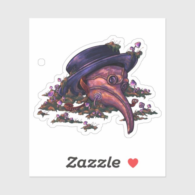 Alchimie des Verfalls Aufkleber (Blatt)