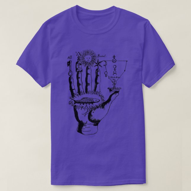 Alchimie-Handzeichen T-Shirt (Design vorne)