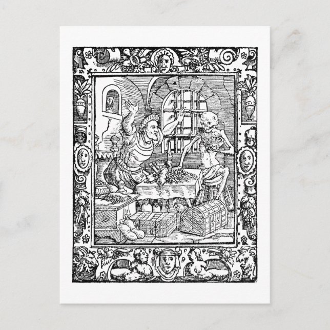 Alchimie-Historie Postkarte (Vorderseite)