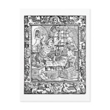 Alchimie-Historie Postkarte