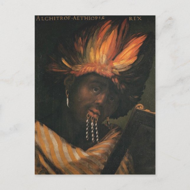 Alchitrof, Kaiser von Äthiopien, Postkarte (Vorderseite)