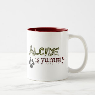 Alcide ist Yummy. Zweifarbige Tasse