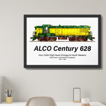 Alco C-628 aka Alco Century 628 Diesel Lokomotive