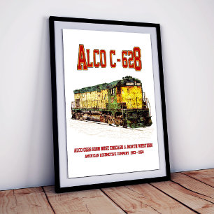 Alco C-628 aka Alco Century 628 Diesellokomotive Fotodruck