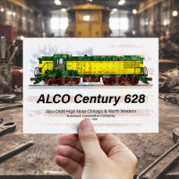 Alco C-628 Diesel Locomotive und amerikanische Fla