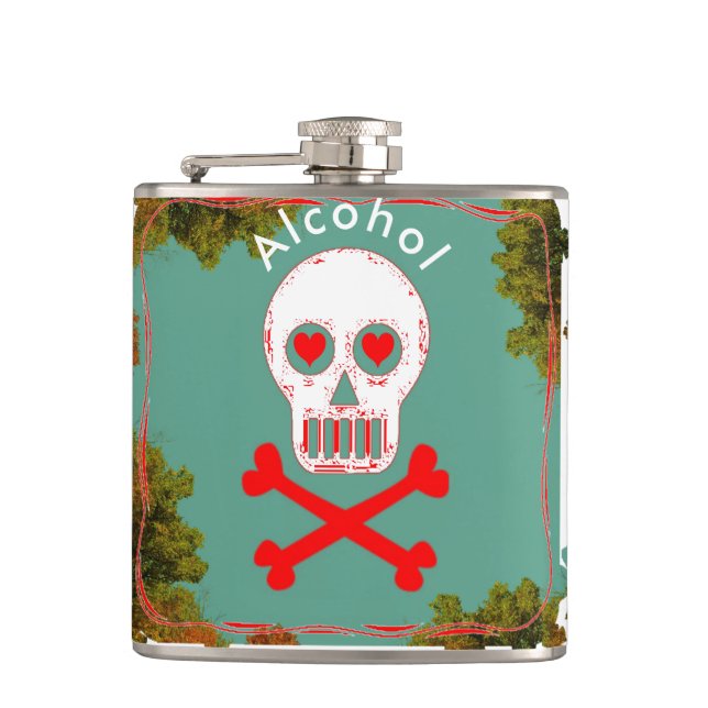 Alcohol Flachmann (Vorderseite)