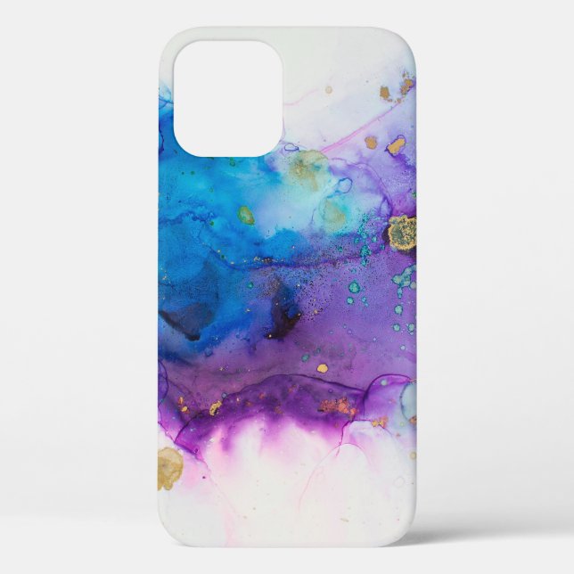 Alcohol Ink Art. Abstrakte Malerei. Alkoholtink ba Case-Mate iPhone Hülle (Rückseite)