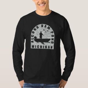 Alcona Damm Teich Angeln Michigan T-Shirt