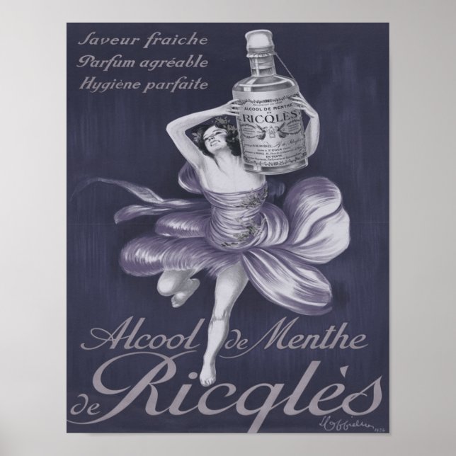 Alcool de menthe de Ricqlès 1924 Plakat (Vorne)