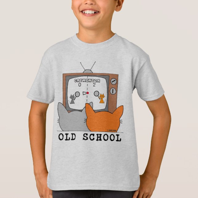 ALD SCHOOL Retro Video Game Cases T-Shirt (Vorderseite)