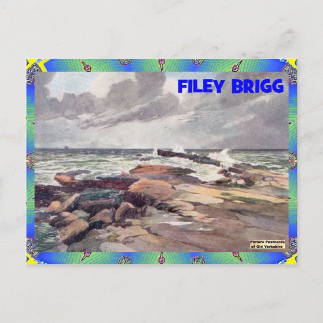 ALD YORKSHIRE - FILEY BRIGG POSTKARTE (Vorderseite)