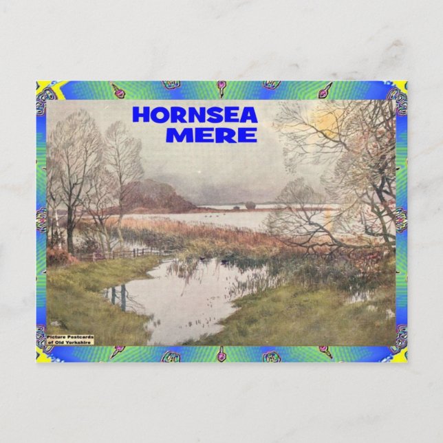 ALD YORKSHIRE - HORNSEA MERE POSTKARTE (Vorderseite)