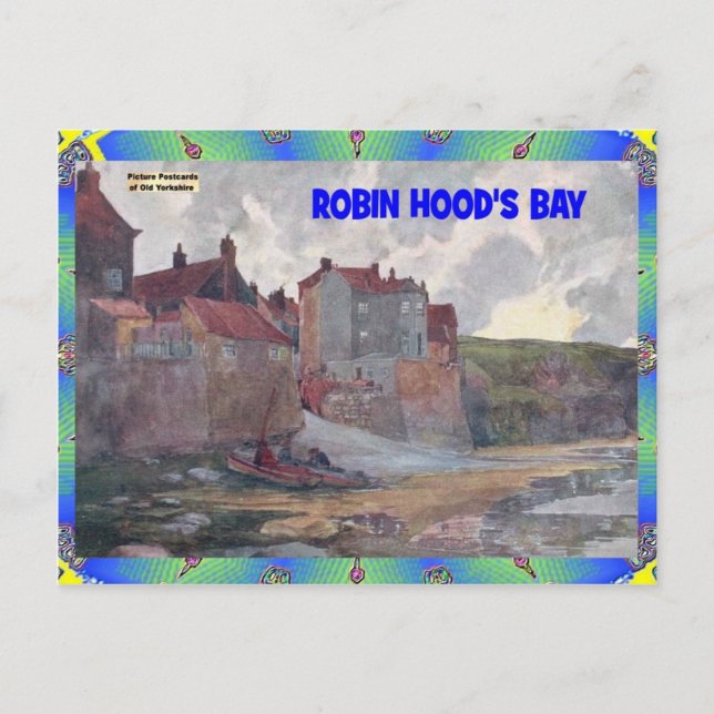 ALD YORKSHIRE - ROBIN HOOD'S BAY POSTKARTE (Vorderseite)