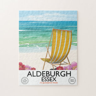 Aldeburgh Essex Strand Reiseplakat Puzzle