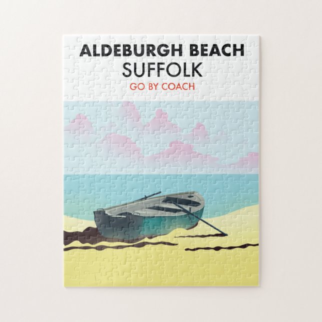 Aldeburgh Strand Suffolk Puzzle (Vertikal)