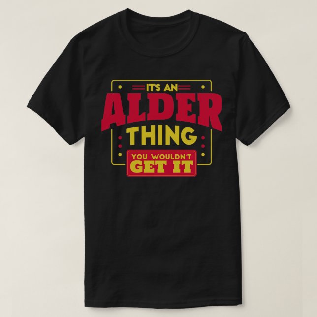 Alder T-Shirt (Design vorne)