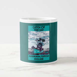 Alderburgh Suffolk Strand Kunst Jumbo-Tasse
