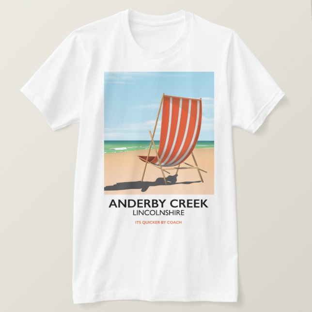 Alderby Seaside Poster T-Shirt (Design vorne)