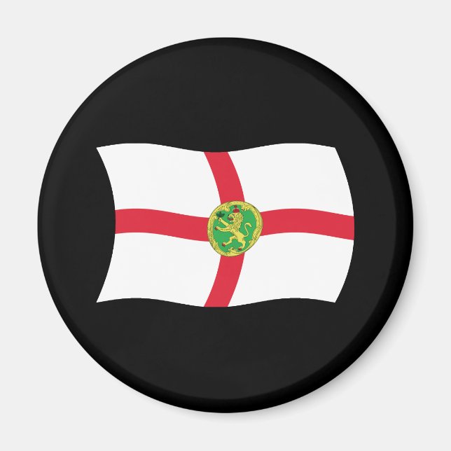 Alderney-Flagge-Magnet Magnet (Vorne)