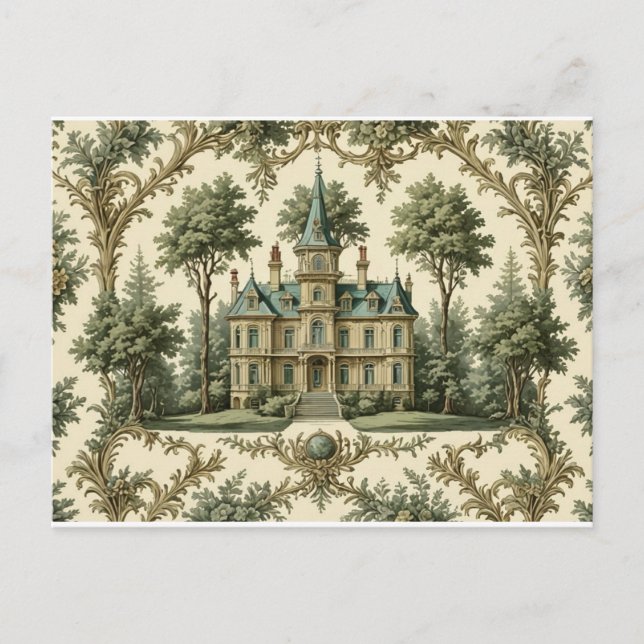 Alderwick Hall Postkarte (Vorderseite)