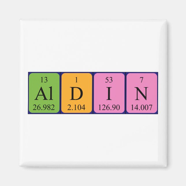 Aldin Periodenmagnet Magnet (Vorne)