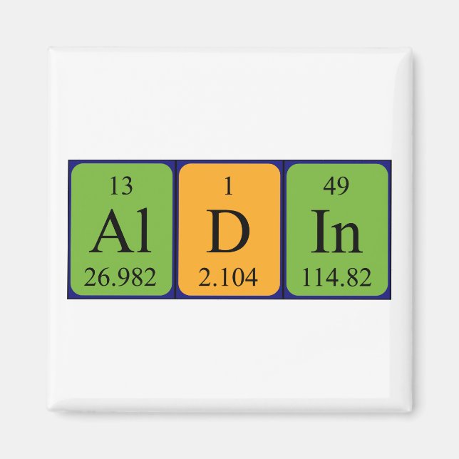 Aldin Periodenmagnet Magnet (Vorne)