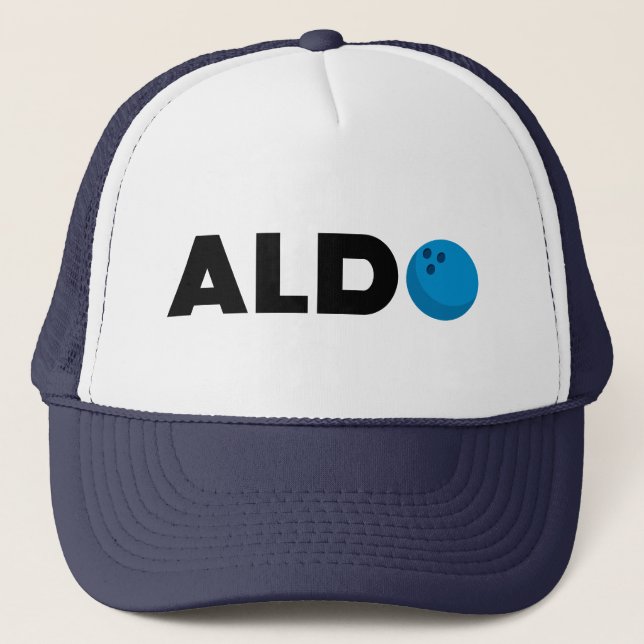 Aldo Bowling LKW-Hut Truckerkappe (Vorderseite)