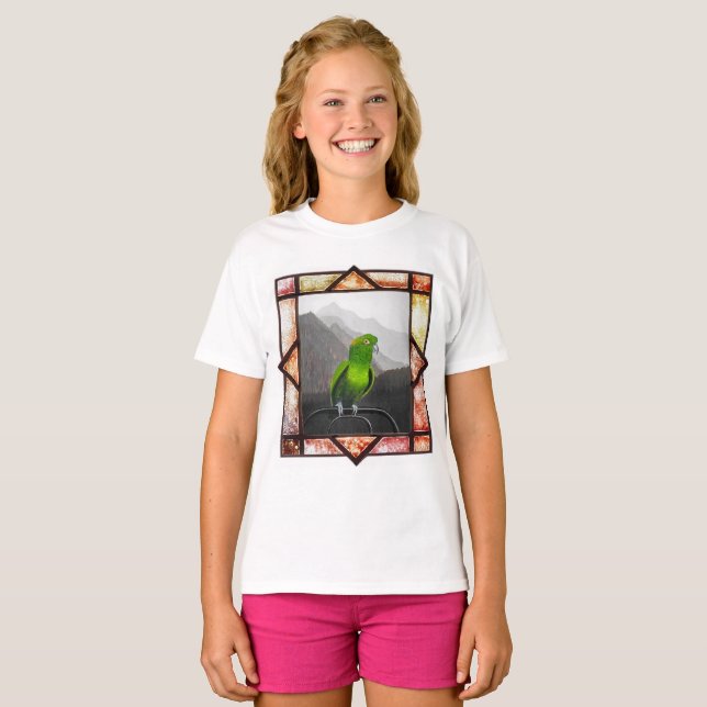 Aldo mein Amazonaspapagei T-Shirt (Vorne ganz)