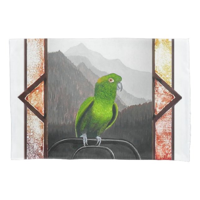 Aldo My Amazon Parrot Kissenbezug (Vorderseite)