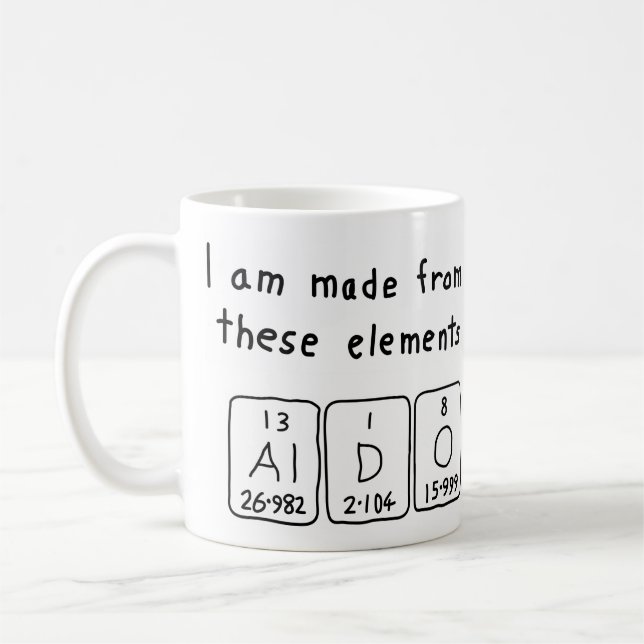 Aldo Periodenname Tasse (Links)